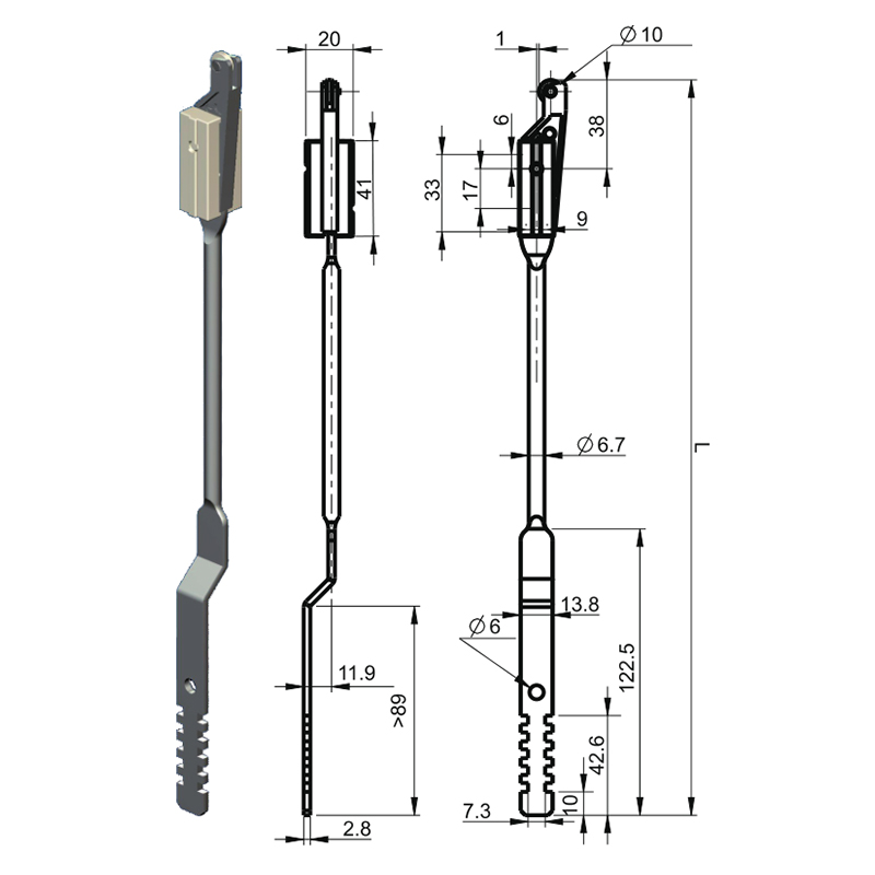 Acessórios de bloqueio industrial de biela LG002-1