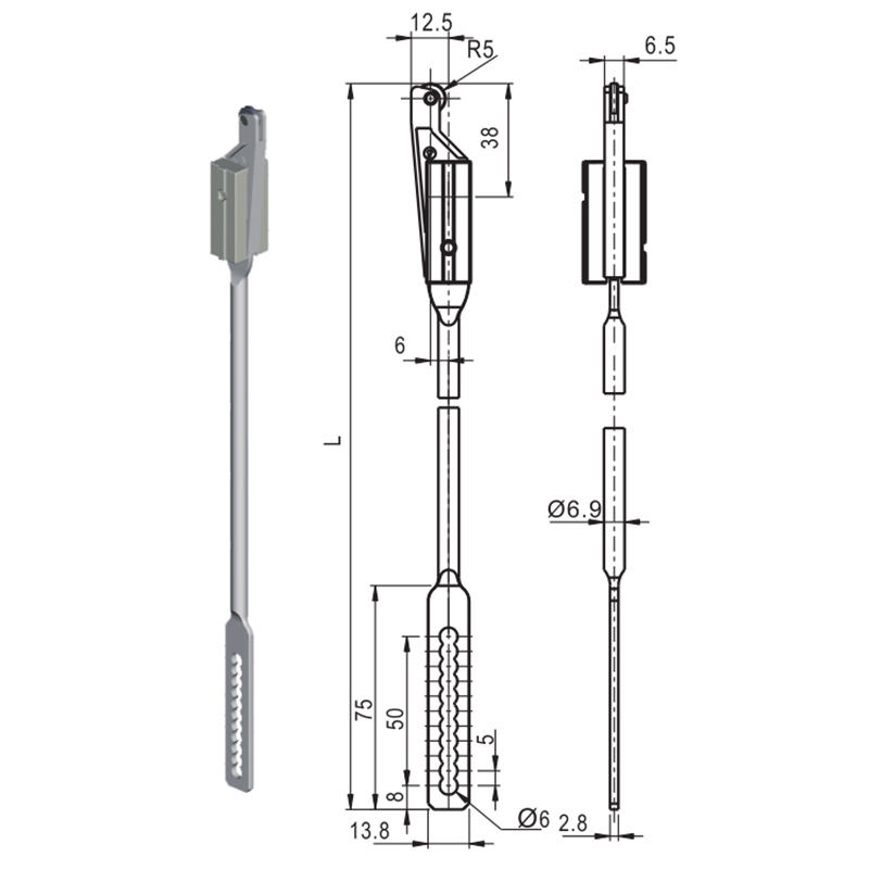 Acessórios de bloqueio industrial de biela LG002-2