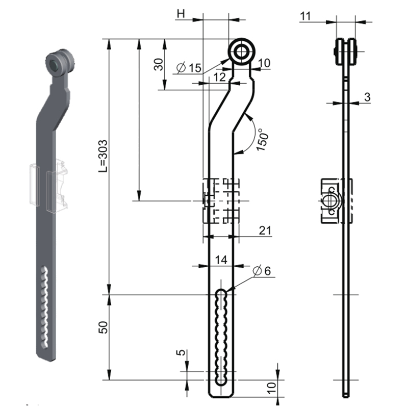 Acessórios para bielas multimodelos LG006-C