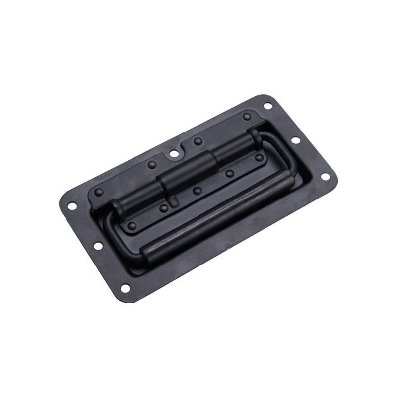 Maçaneta da porta com base em aço carbono preto LS504-3