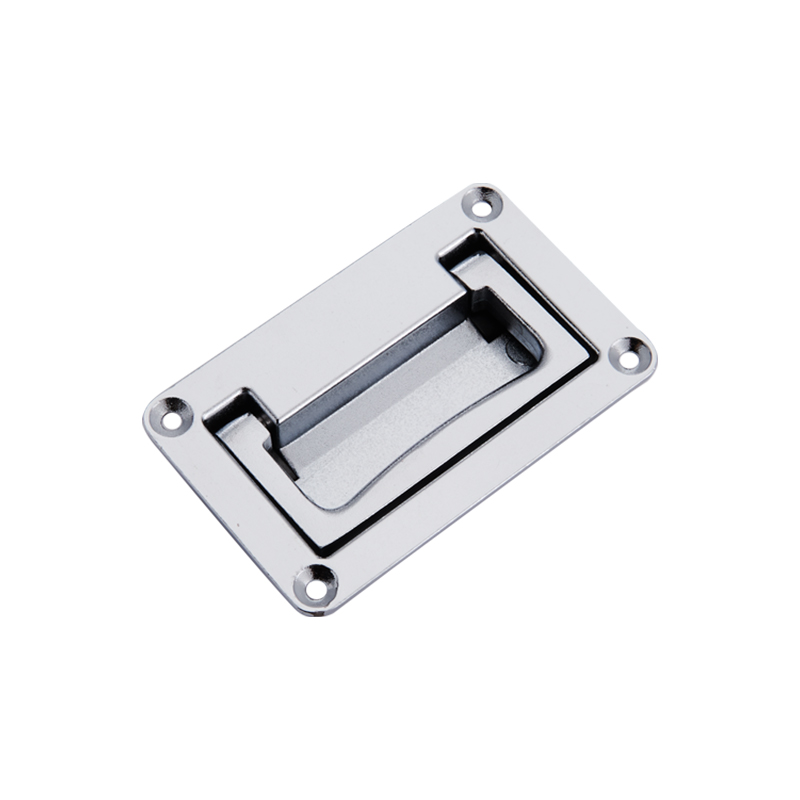 Maçaneta da porta industrial de liga de zinco LS504-5 cromada