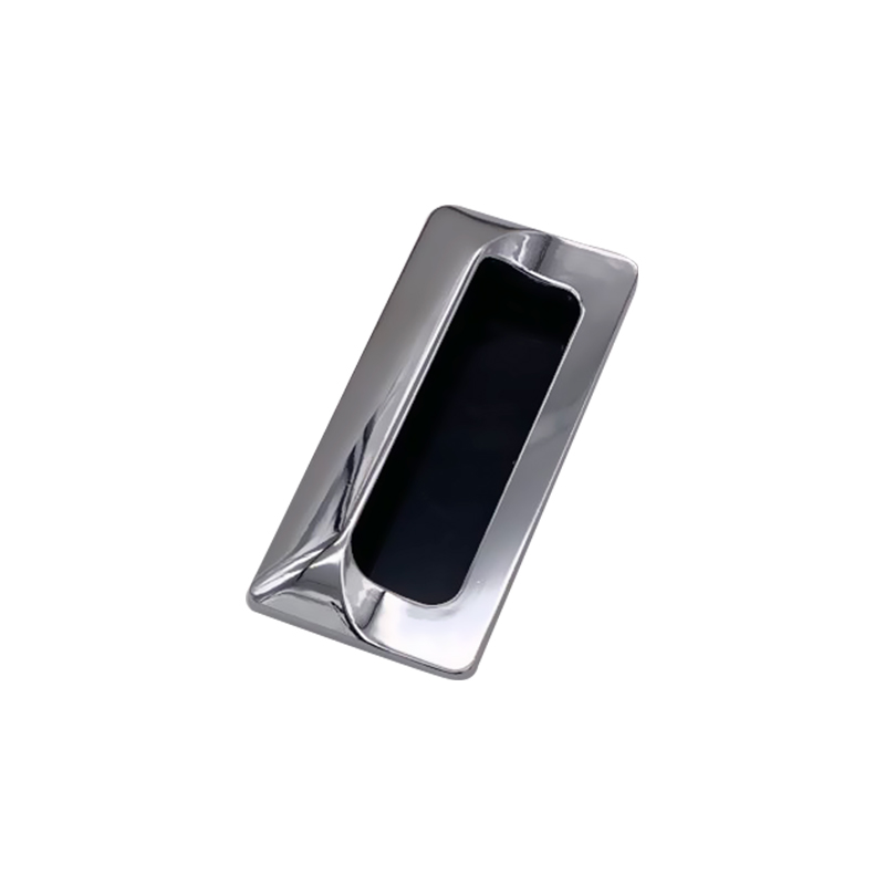 Maçaneta da porta industrial de liga de zinco cromada brilhante LS523A
